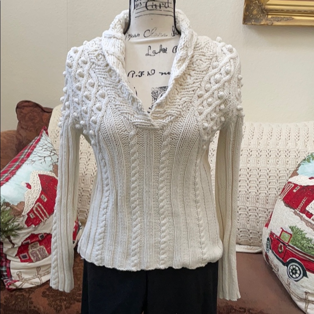 Evie Cream Sweater